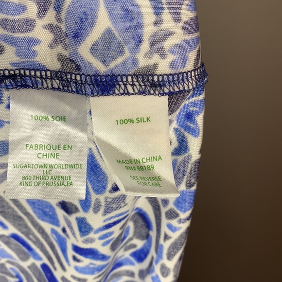 Lilly Pulitzer Felizia Silk Dress XS - Picture 6 of 7